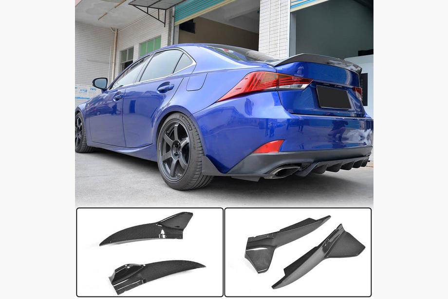 Lexus IS 2013– Kolfiber bakre stötfångarlist (för Base/F-Sport 2016-2020, carbon) Image