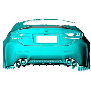 Spoiler (för RC F 2014-2018, kolfiber) foto 2