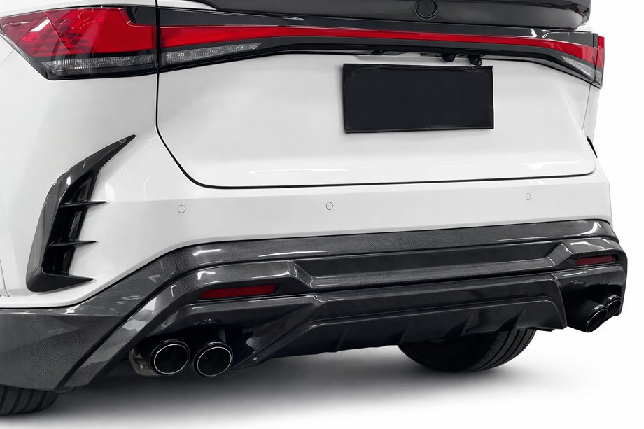 Lexus RX 2022– Bakre stötfångarskydd (kolfiber) Image