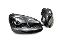 Volkswagen Golf 5 2003–2009 Strålkastare fram med projektorlins Black (2 st) foto 3