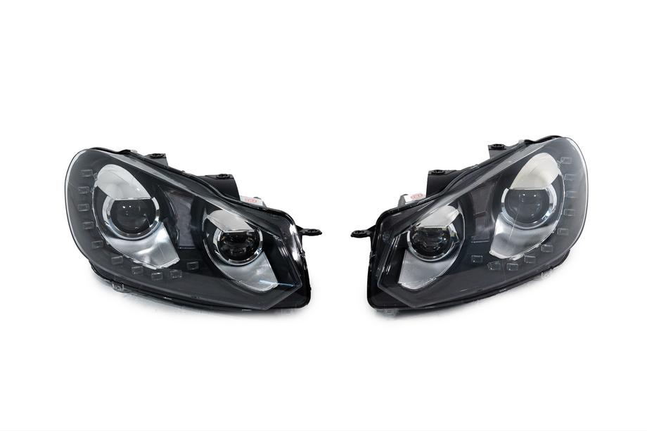 Volkswagen Golf 6 2008–2014 LED-strålkastare fram med DRL (2 st) Foto 2