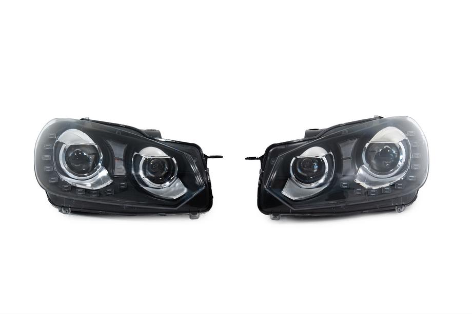 Volkswagen Golf 6 2008–2014 LED-strålkastare fram med DRL (2 st) Foto 5