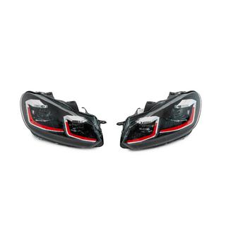 Framlyktor Golf 7 Style Red (utan styrenheter, 2 st) foto 1