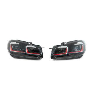 Framlyktor Golf 7 Style Red (utan styrenheter, 2 st) foto 2