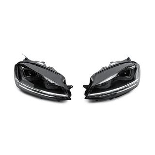 Framstrålkastare (2012-2017, sekventiell blinkers, 2 st) Volkswagen Golf 7/E-Golf 2012–2020 foto 2