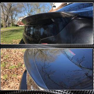 SD V1 spoiler (för G37 2009-2013, G25 2011-2012, kolfiber) foto 4