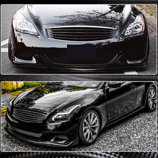 Frontläpp till främre stötfångare (för G37 Coupe 2009-2013, kolfiber) Infiniti G25/G35/37 (V36/CV36) 2006–2015 foto 3