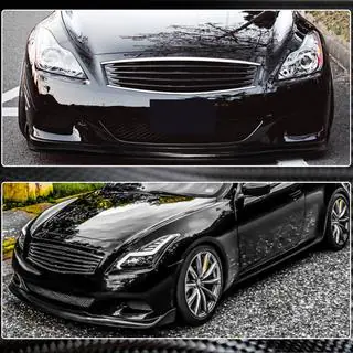 Frontläpp till främre stötfångare (för G37 Coupe 2009-2013, kolfiber) Infiniti G25/G35/37 (V36/CV36) 2006–2015 foto 3