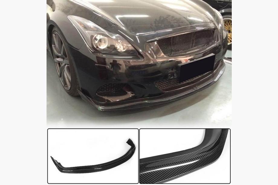 Infiniti G25/G35/37 (V36/CV36) 2006–2015 Frontläpp till främre stötfångare (för G37 Coupe 2009-2013, kolfiber) Image