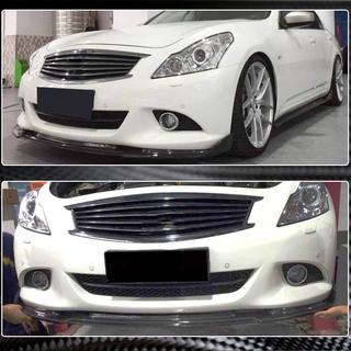 Frontläpp till stötfångare Lip (för G37 SD 2009-2013, kolfiber) Infiniti G25/G35/37 (V36/CV36) 2006–2015 foto 3