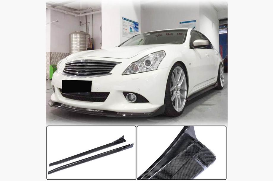 Infiniti G25/G35/37 (V36/CV36) 2006–2015 Sidokjolar (för G37 SD 2009-2013, kolfiber) Image
