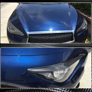 Strålkastarögonlock (för Q50 2014-2017, kolfiber) Infiniti Q50/Q60 2013–2024 foto 3
