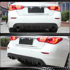 Infiniti Q50/Q60 2013–2024 Bakre stötfångardiffusor V1 (för Q50 Base/Sport 2014-2017, kolfiber) foto 3