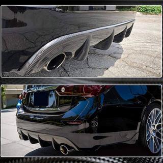 Bakre stötfångardiffusor V1 (för Q50 Base/Sport 2014-2017, kolfiber) Infiniti Q50/Q60 2013–2024 foto 4