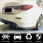 Infiniti Q50/Q60 2013–2024 Kolfiber bakre stötfångarlist (för Q50 Base/Sport 2014-2017) foto 2