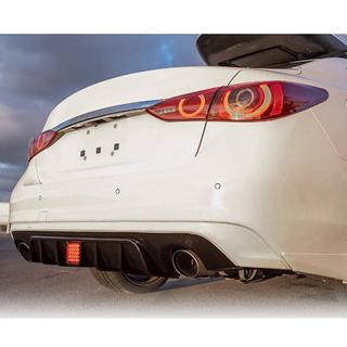 Bakre stötfångardiffusor V1 (för Q50 Base/Sport 2018-2023) Infiniti Q50/Q60 2013–2024 foto 3