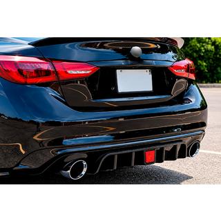 Bakre stötfångardiffusor V1 (för Q50 Base/Sport 2018-2023) Infiniti Q50/Q60 2013–2024 foto 1