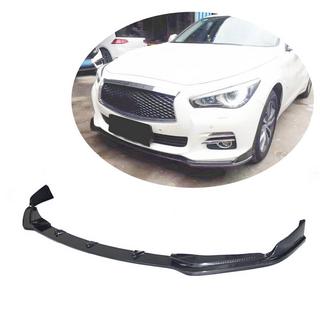 Frontspoilerläpp Lip V1 (för Q50 Base 2014-2017, kolfiber) Infiniti Q50/Q60 2013–2024 foto 1