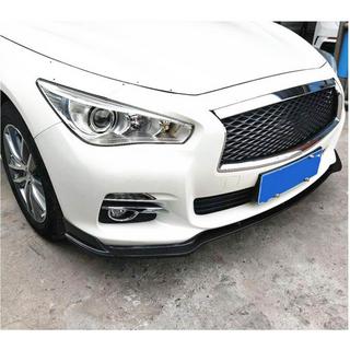Frontspoilerläpp Lip V1 (för Q50 Base 2014-2017, kolfiber) Infiniti Q50/Q60 2013–2024 foto 3