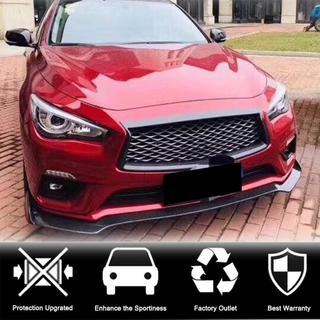 Frontläpp till stötfångare Lip V1 (för Q50 Base 2018-2023, kolfiber) Infiniti Q50/Q60 2013–2024 foto 3