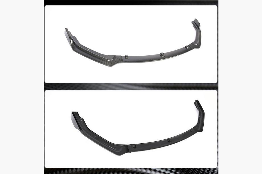 Infiniti Q50/Q60 2013–2024 Frontspoilerläpp Lip V2 (för Q50 Base 2018-2023, kolfiber) Foto 2