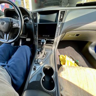 Kolfiberinlägg för interiör (för Q50) Infiniti Q50/Q60 2013–2024 foto 4