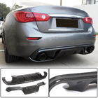 Infiniti Q50/Q60 2013–2024 Bakre stötfångardiffusor V3 (för Q50 Base/Sport 2014-2017, kolfiber) foto 1