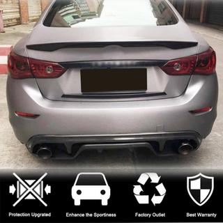 Bakre stötfångardiffusor V3 (för Q50 Base/Sport 2014-2017, kolfiber) Infiniti Q50/Q60 2013–2024 foto 2