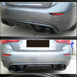 Bakre stötfångardiffusor V3 (för Q50 Base/Sport 2014-2017, kolfiber) Infiniti Q50/Q60 2013–2024 foto 3
