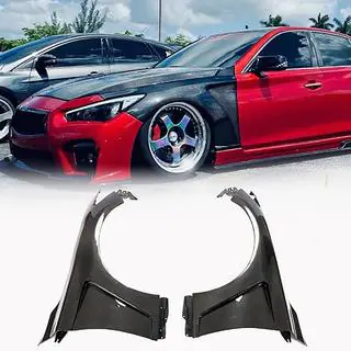 Skärmar (för Q50 2014-2020, kolfiber) Infiniti Q50/Q60 2013–2024 foto 2
