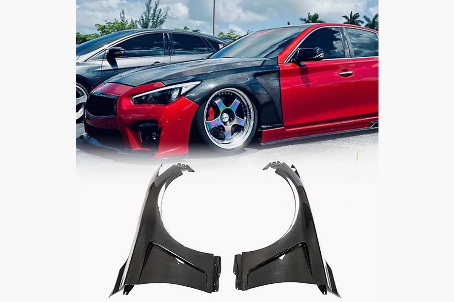 Infiniti Q50/Q60 2013–2024 Skärmar (för Q50 2014-2020, kolfiber) Foto 2