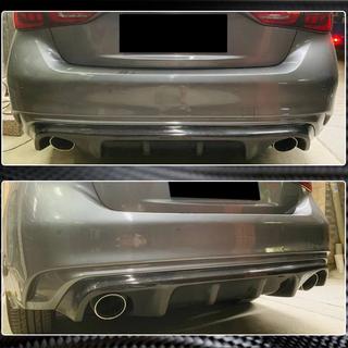 Bakre stötfångardiffusor V2 (för Q50 Base/Sport 2018-2023, kolfiber) Infiniti Q50/Q60 2013–2024 foto 4