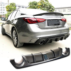 Infiniti Q50/Q60 2013–2024 Bakre stötfångardiffusor V3 (för Q50 Base/Sport 2018-2023, kolfiber) foto 14