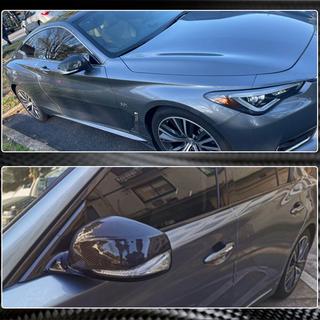 Spegelskåpor V1 (Carbon) Infiniti Q50/Q60 2013–2024 foto 4