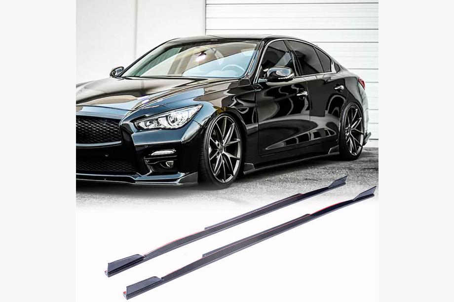 Infiniti Q50/Q60 2013–2024 Sidoskirts V1 (för Q50, kolfiber) Image