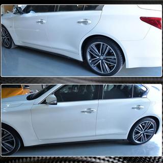 Sidokjolar V2 (för Q50, kolfiber) Infiniti Q50/Q60 2013–2024 foto 3