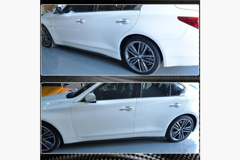 Infiniti Q50/Q60 2013–2024 Sidokjolar V2 (för Q50, kolfiber) Foto 3