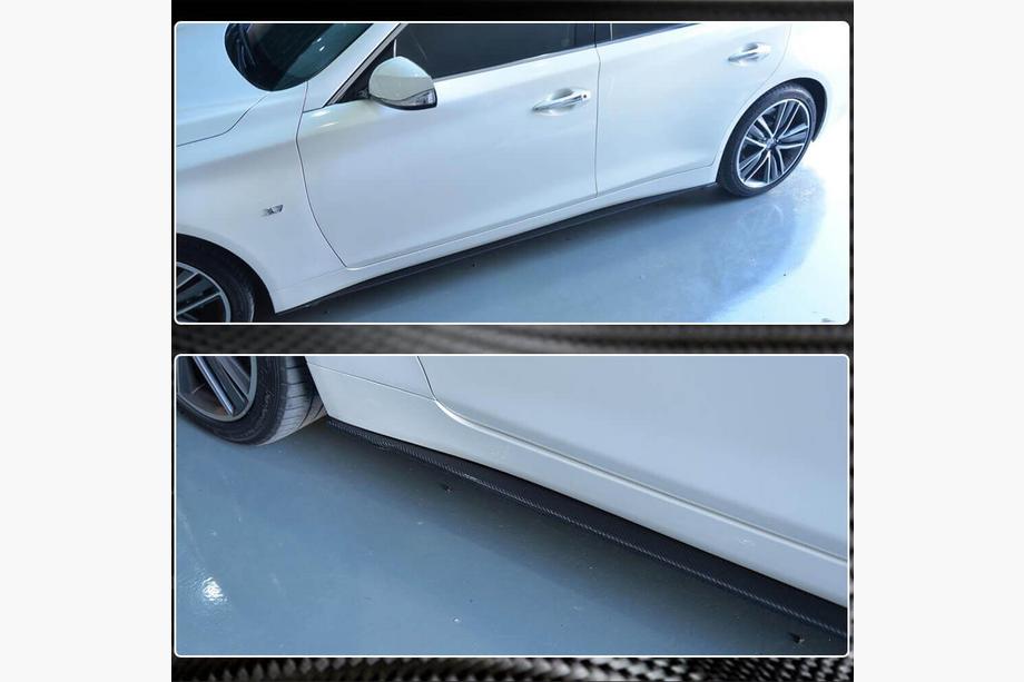 Infiniti Q50/Q60 2013–2024 Sidokjolar V2 (för Q50, kolfiber) Foto 4