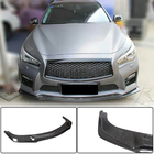 Infiniti Q50/Q60 2013–2024 Frontläpp Lip V1 (för Q50 Sport 2014-2017, kolfiber) foto 1