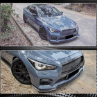 Infiniti Q50/Q60 2013–2024 Frontläpp Lip V1 (för Q50 Sport 2014-2017, kolfiber) foto 4