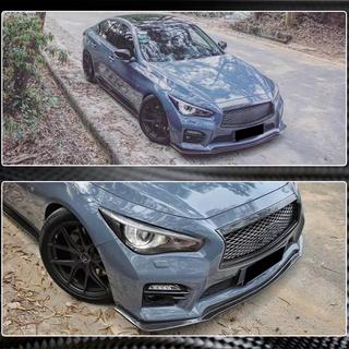 Frontläpp Lip V1 (för Q50 Sport 2014-2017, kolfiber) Infiniti Q50/Q60 2013–2024 foto 4