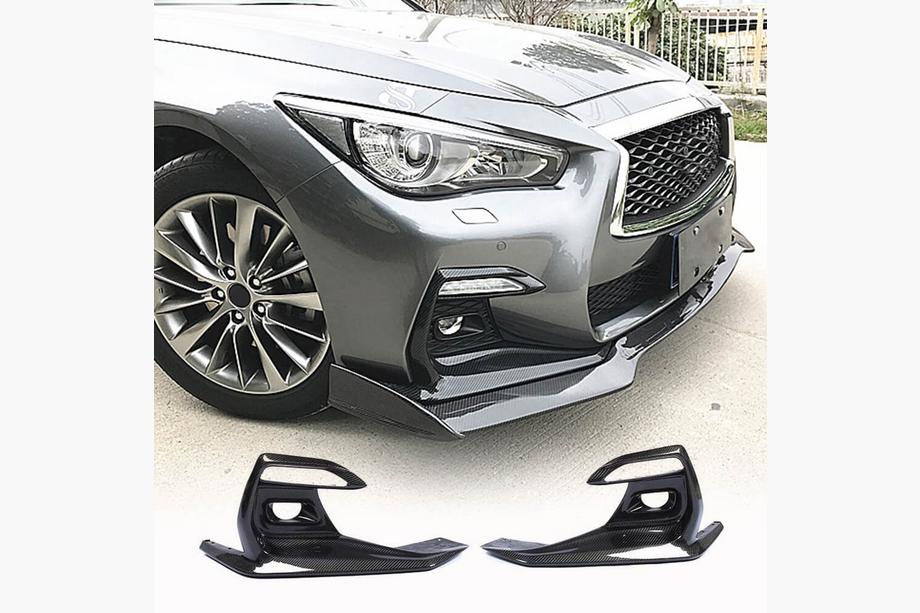 Infiniti Q50/Q60 2013–2024 Dimljuskåpor (för Q50 Sport 2018-2022, kolfiber) Image