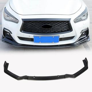 Frontläpp till främre stötfångare Lip V1 (för Q50 Sport 2018-2022, kolfiber) Infiniti Q50/Q60 2013–2024 foto 1