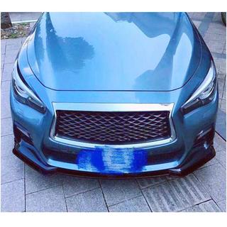 Frontläpp till främre stötfångare Lip V1 (för Q50 Sport 2018-2022, kolfiber) Infiniti Q50/Q60 2013–2024 foto 3