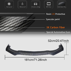 Infiniti Q50/Q60 2013–2024 Frontläpp Lip V2 (för Q50 Sport 2018-2022, kolfiber) foto 6
