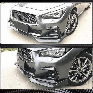 Frontläpp Lip V2 (för Q50 Sport 2018-2022, kolfiber) Infiniti Q50/Q60 2013–2024 foto 4