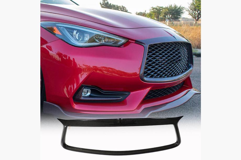 Infiniti Q50/Q60 2013–2024 Grillram i kolfiber (för Q60 2016-2022, Carbon) Image
