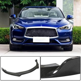 Frontläpp till främre stötfångare Lip V1 (för Q60 2016-2022, kolfiber) Infiniti Q50/Q60 2013–2024 foto 1