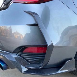 Bakre stötfångarinsatser (för Q60 2016-2022, kolfiber) Infiniti Q50/Q60 2013–2024 foto 4