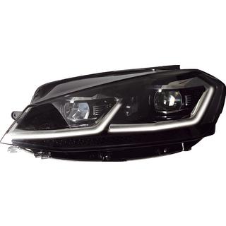 Framstrålkastare Silver FullLed Style (2012-2017, 2 st) Volkswagen Golf 7/E-Golf 2012–2020